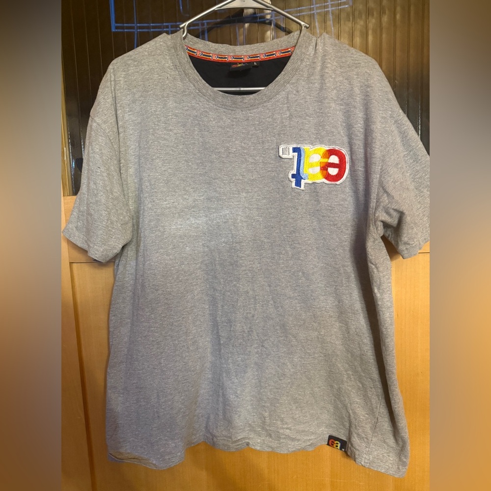 Eat Elevate All The Time Llc Stitched Shirt Patch L Rare Grey